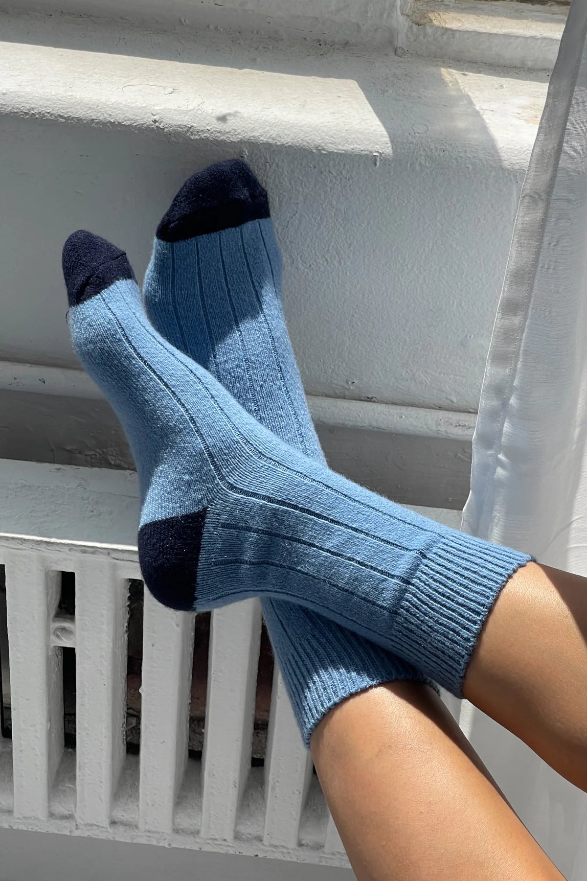 Classic Cashmere Socks — Bluebell