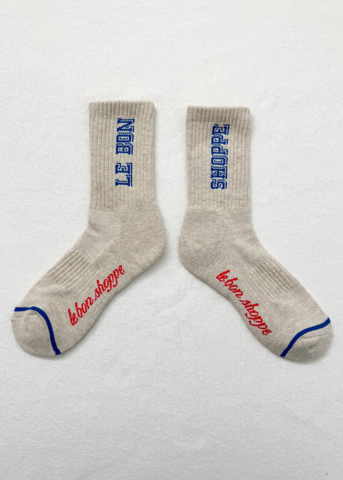 Preppy Socks - Ice/Blue