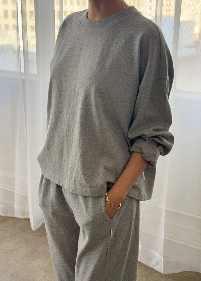 Naturelle Tee - Heather Grey