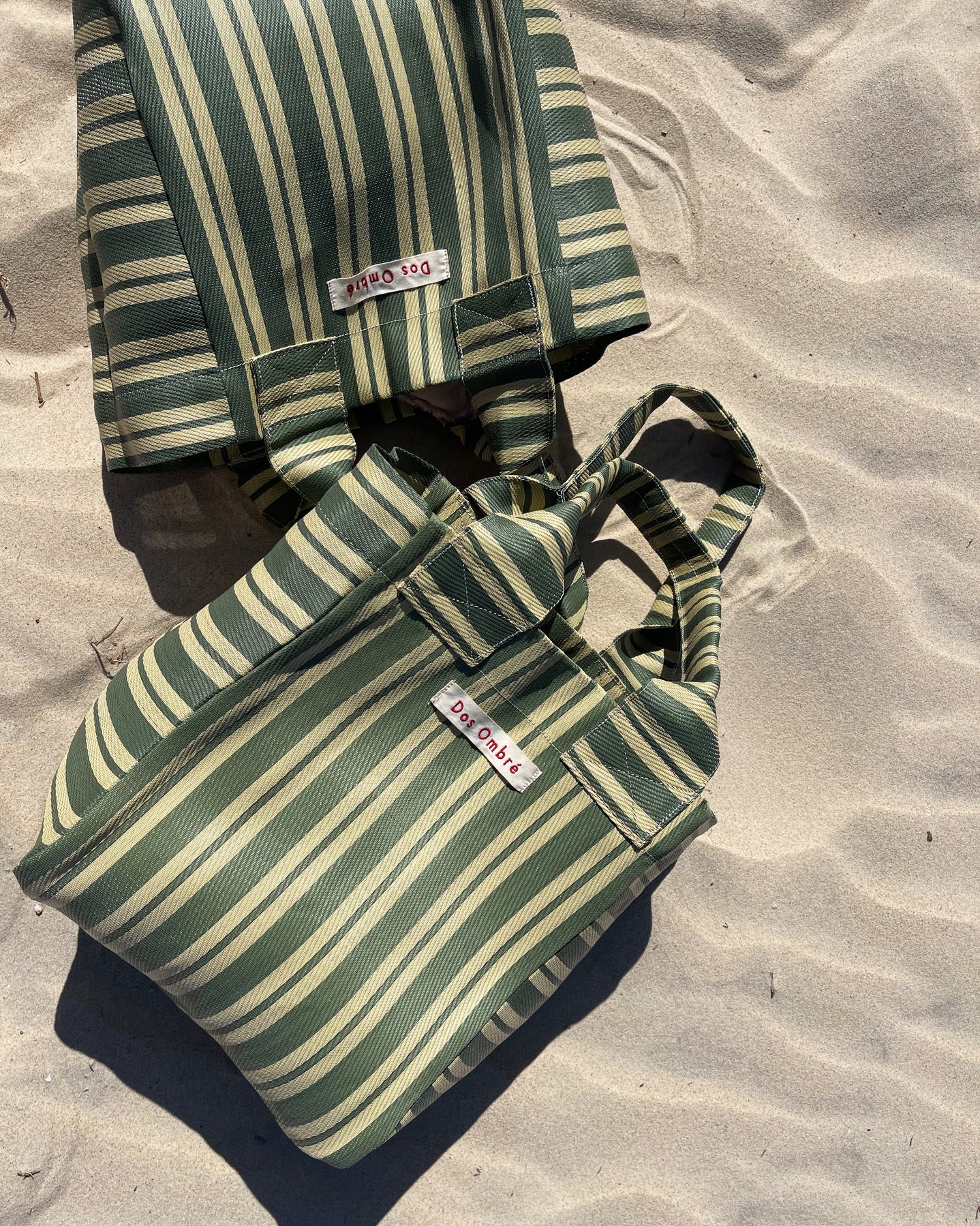 Bengali Shoulder Bag — Olive Stripe