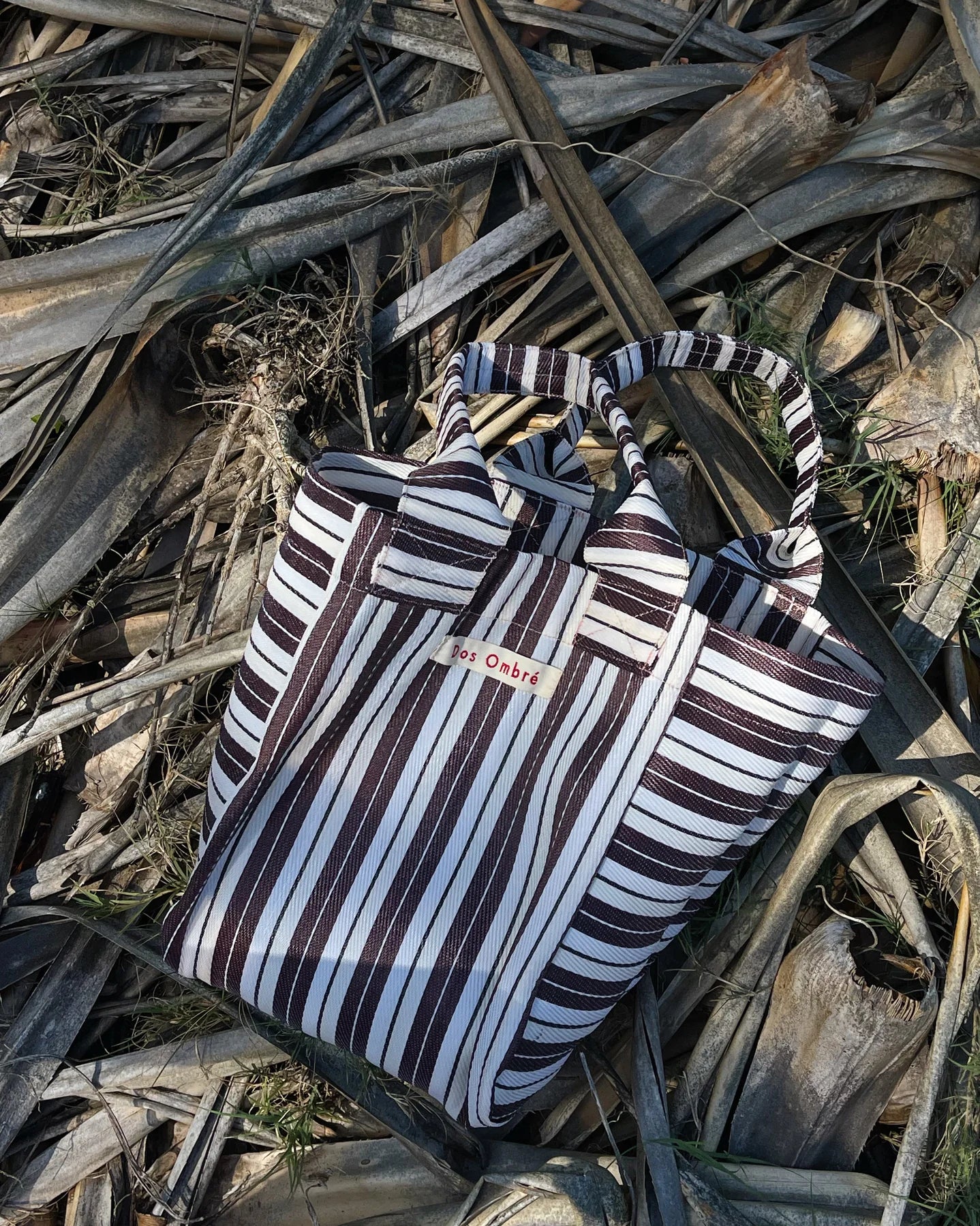 Bengali Shoulder Bag — Fig Stripe