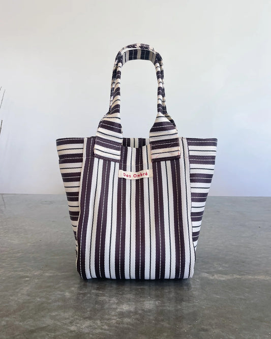 Bengali Shoulder Bag — Fig Stripe