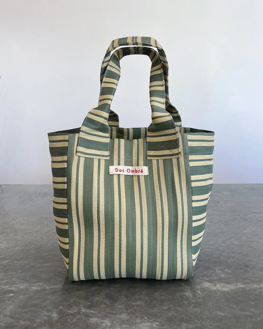 Bengali Shoulder Bag — Olive Stripe