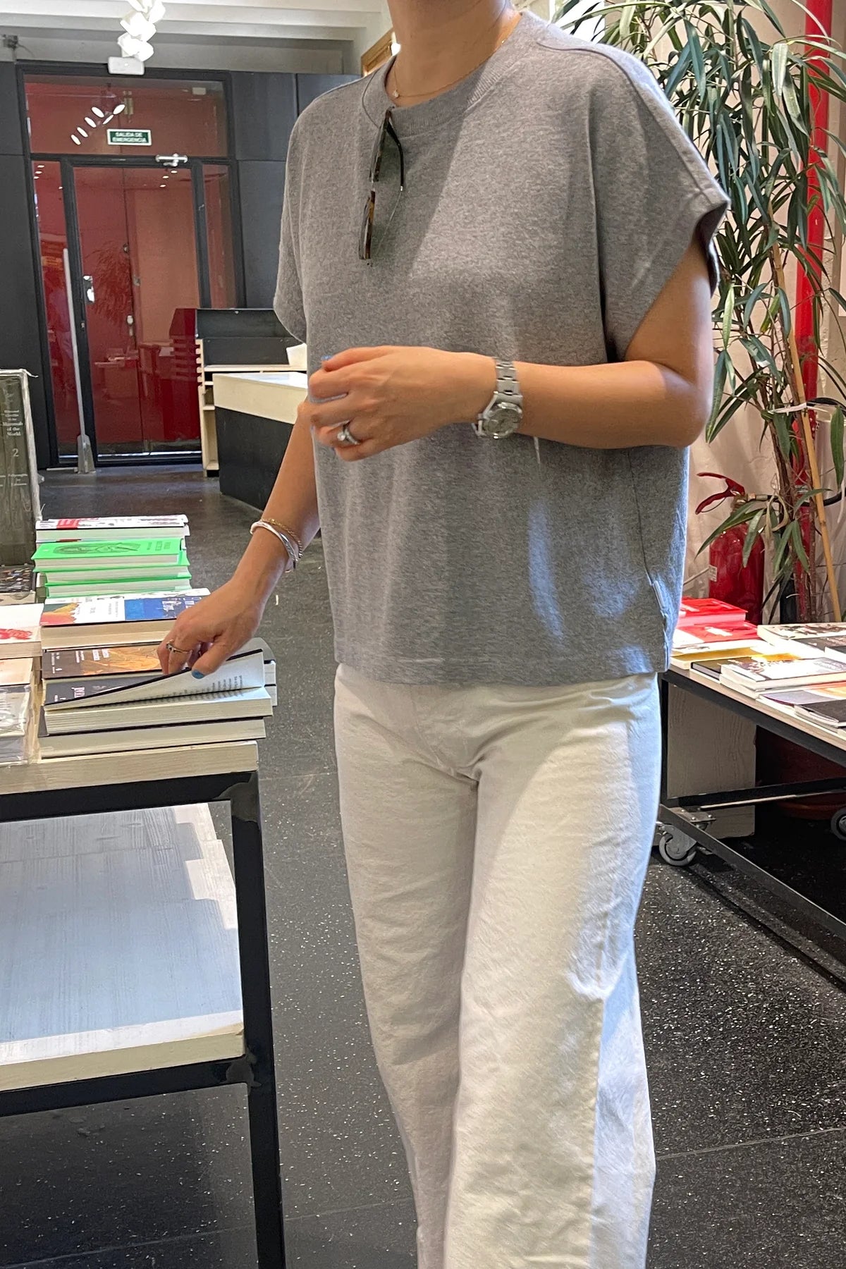 Jeanne Tee - Heather Grey