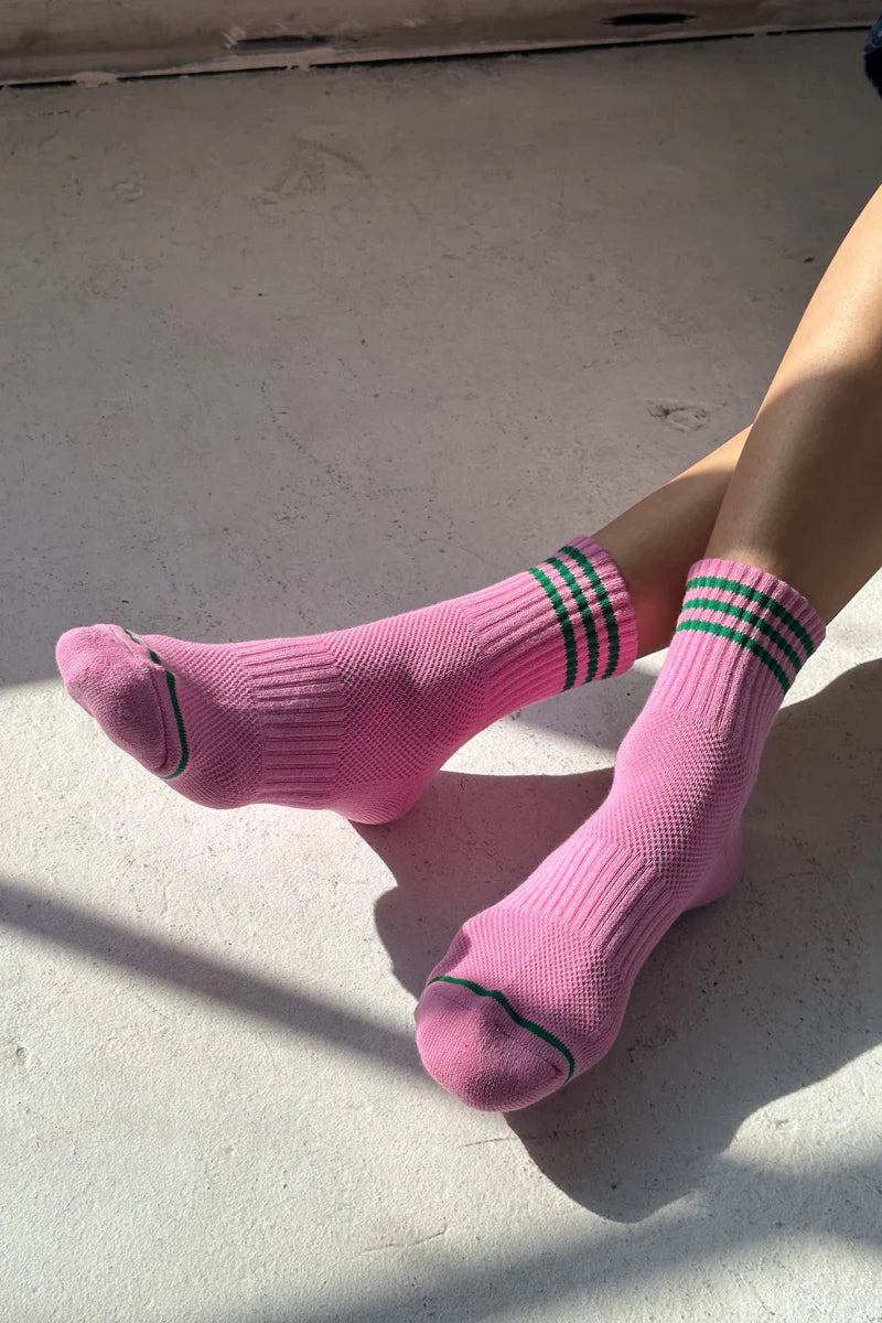 Le Bon Shoppe Girlfriend Sock - Rose Pink