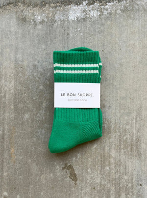 Le Bon Shoppe Boyfriend Sock - Kelly Green