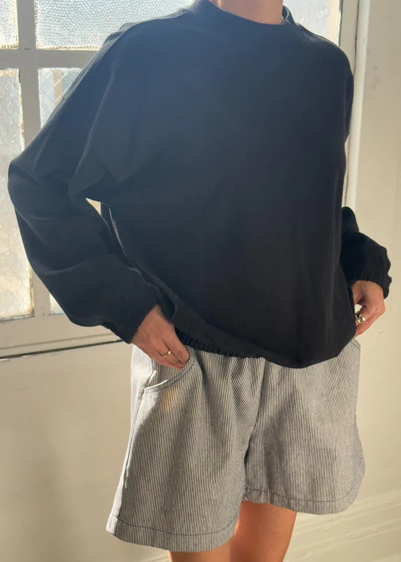 Daisy Long Sleeve - Black