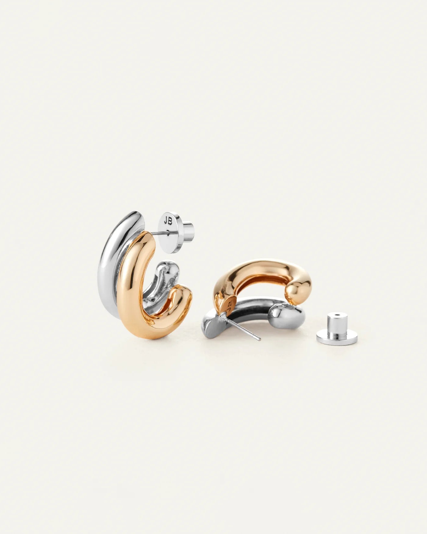 Florence Earrings — Two Tone