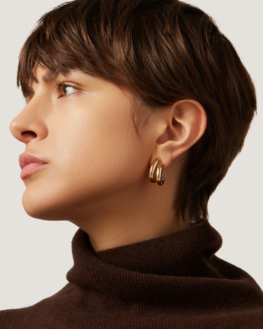 Florence Earrings — Gold