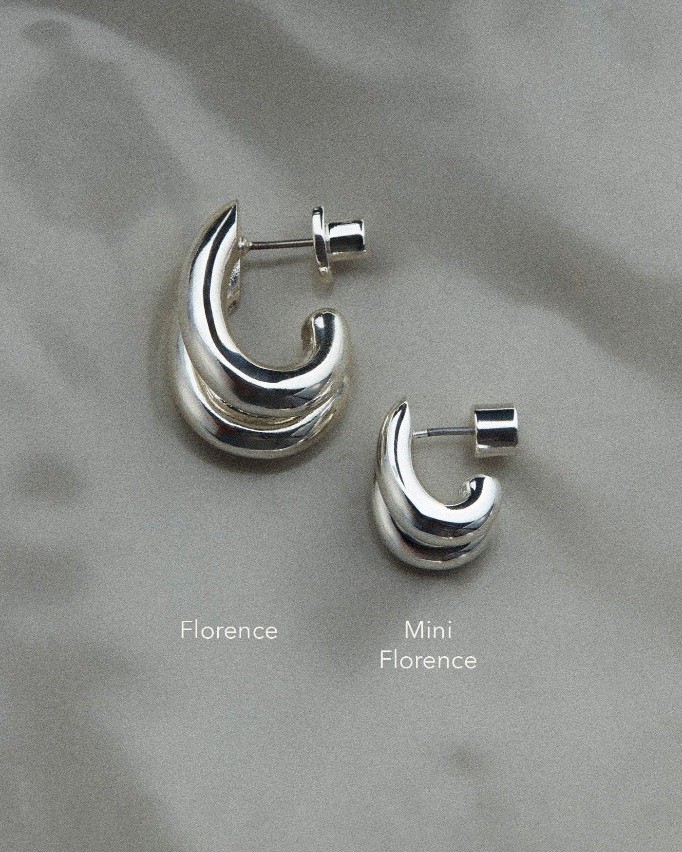 Florence Earrings — Silver