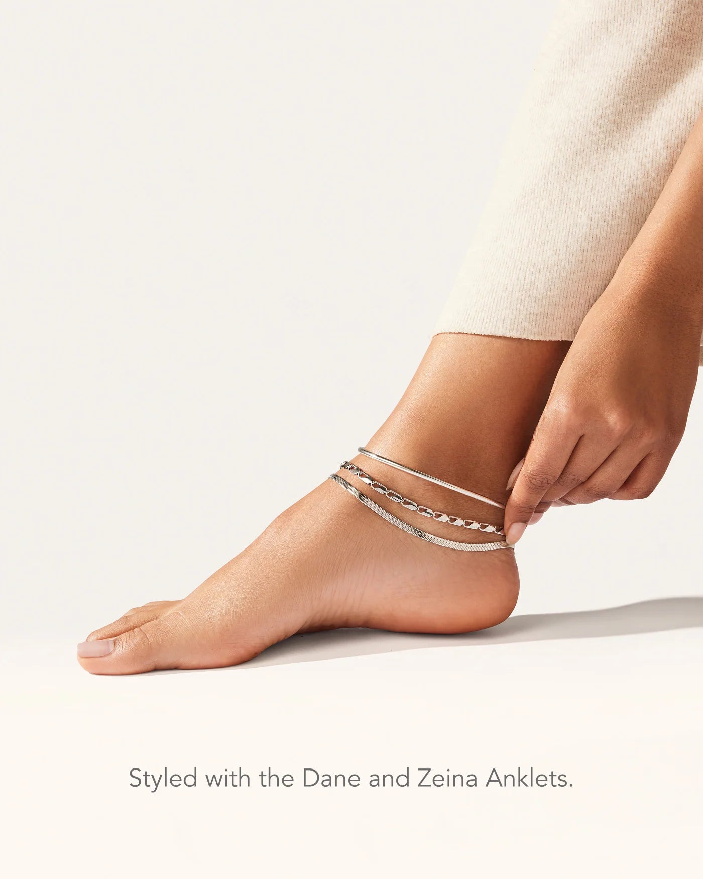 Kate Anklet — Silver