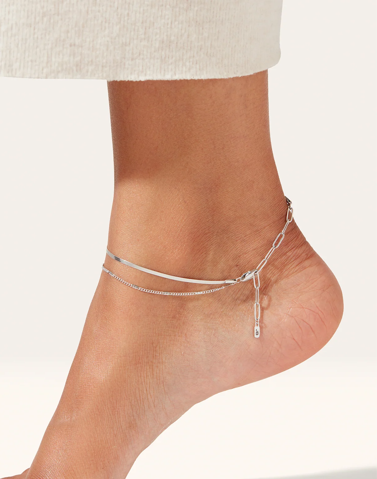 Surfside Anklet — Silver