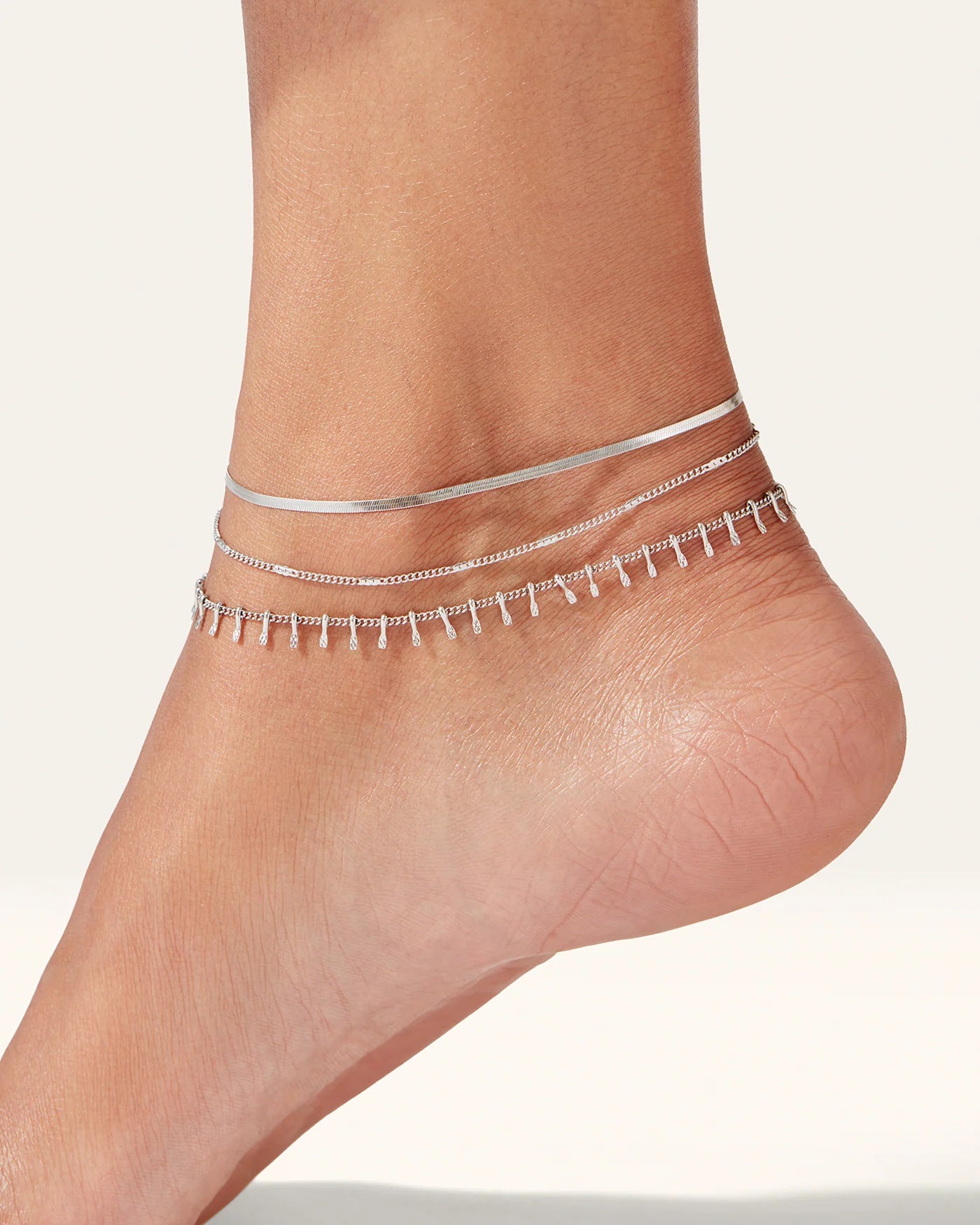 Surfside Anklet — Silver