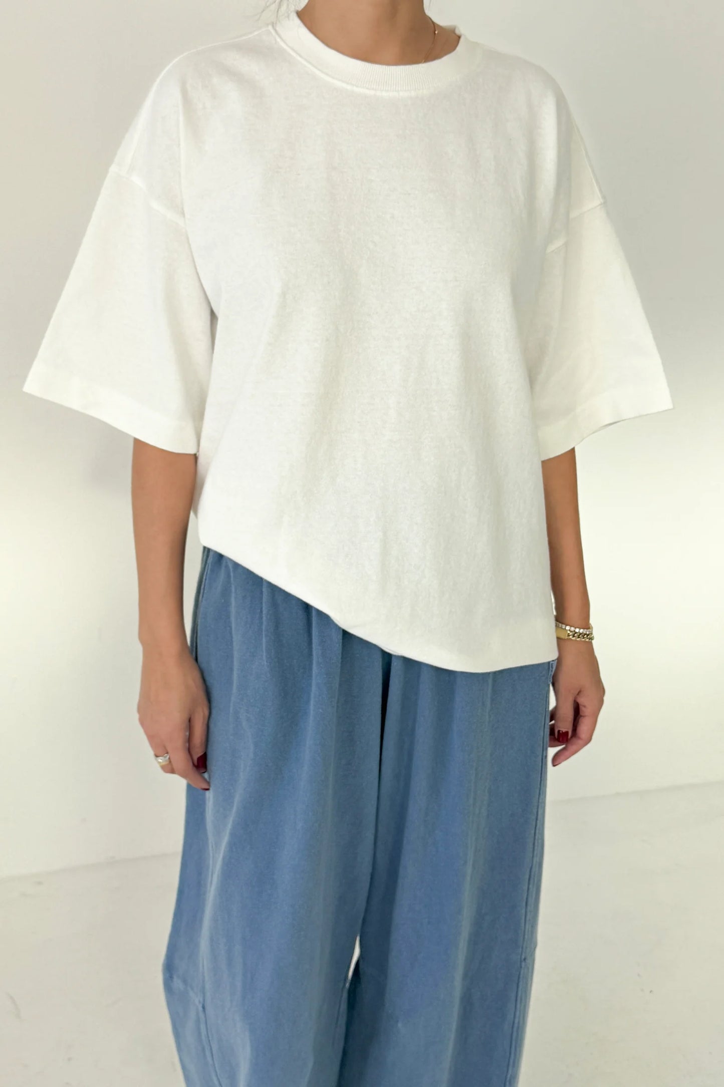 Jayden Tee — White Cotton
