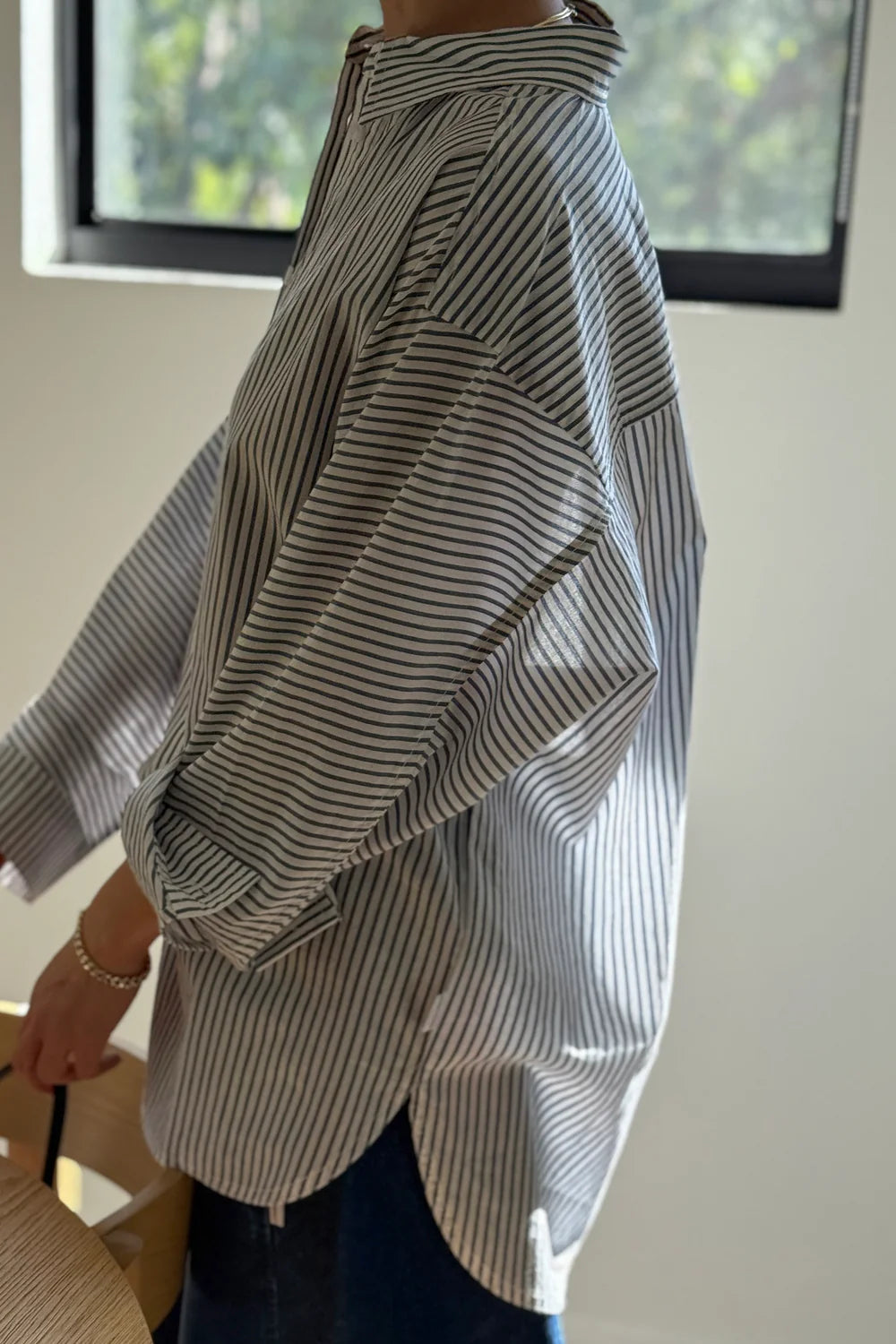 Light Weight Owen Shirt — Denim Stripe