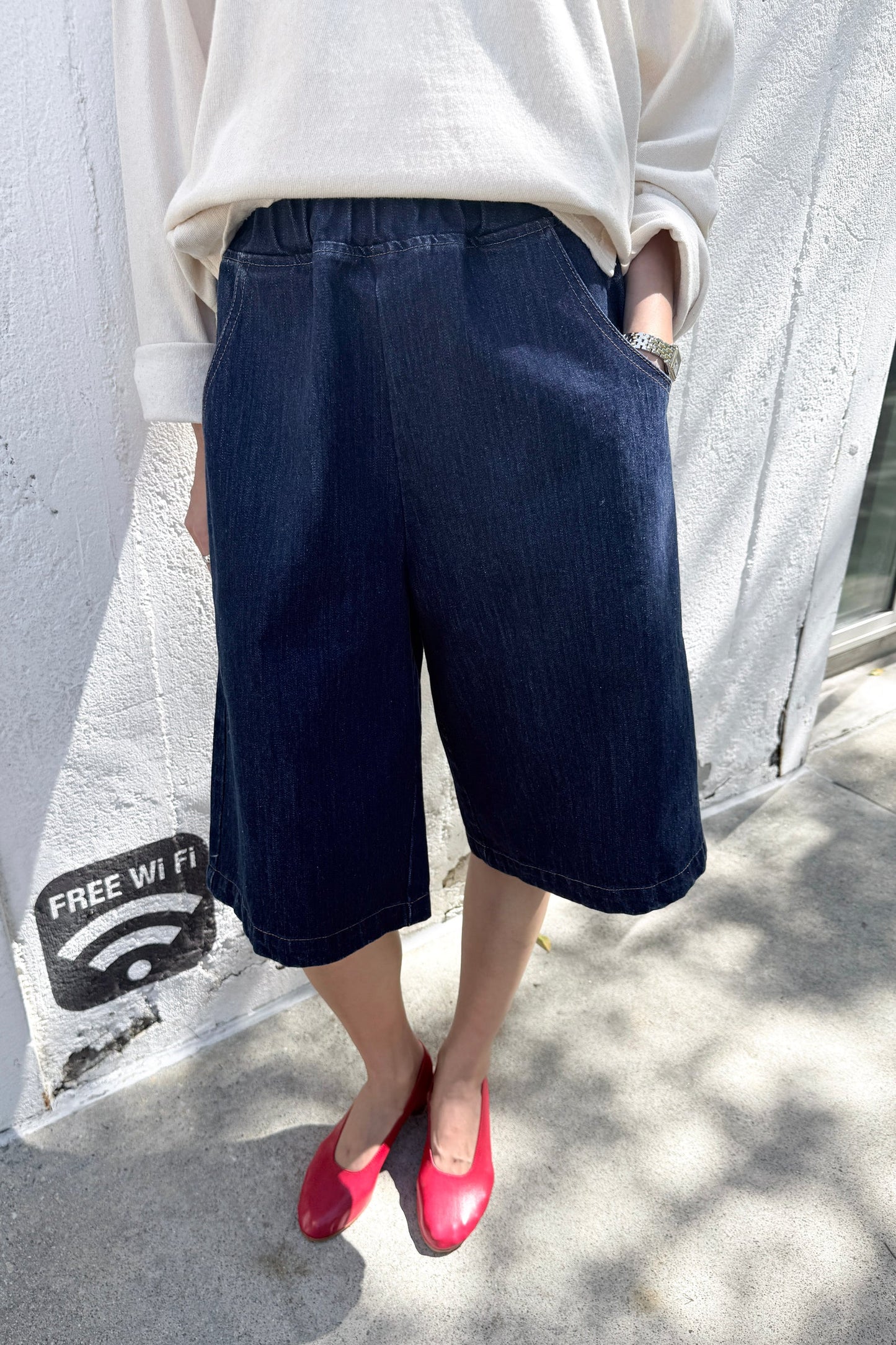 Liam Bermuda Shorts — Raw Denim