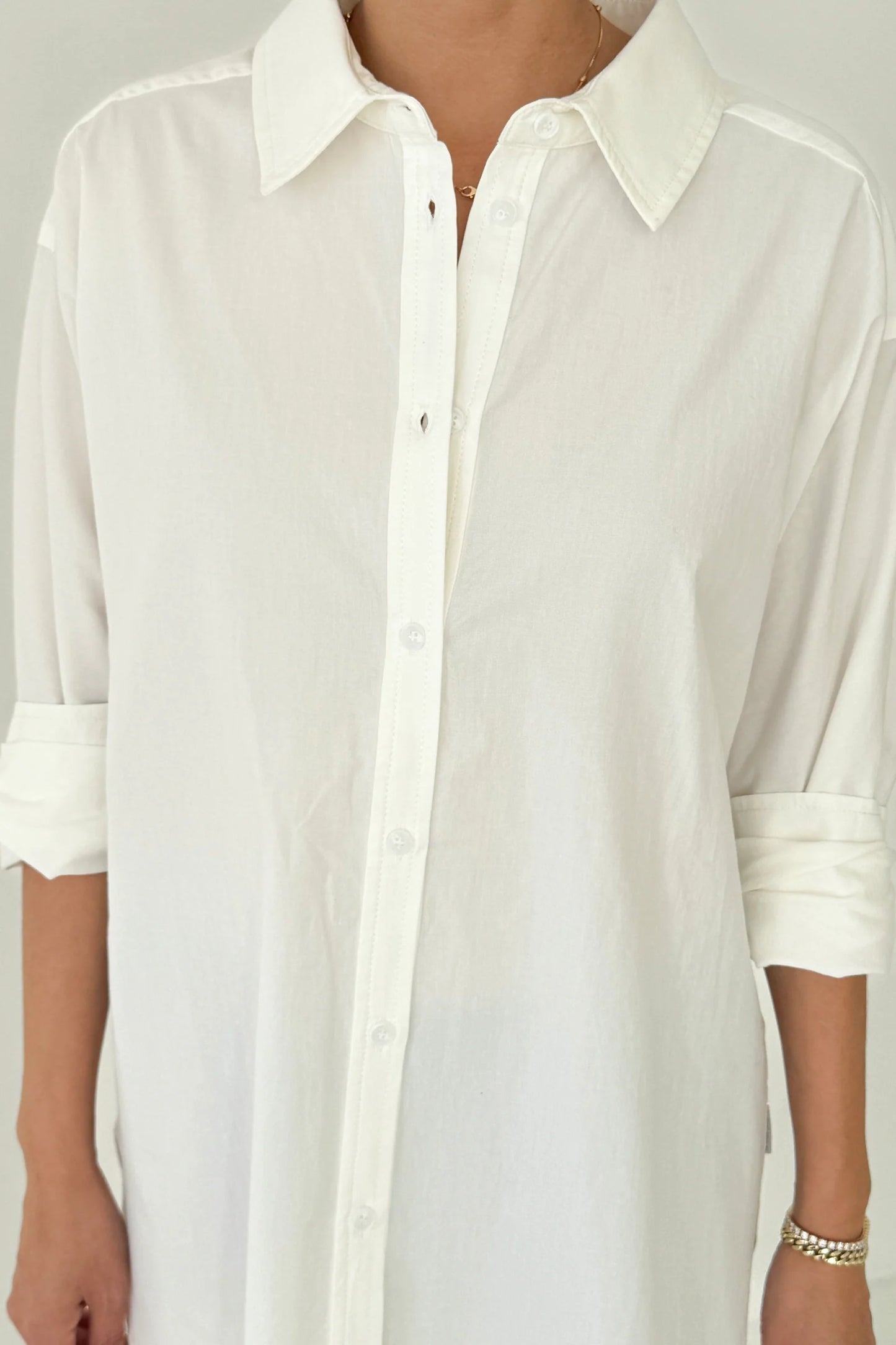 Light Weight Owen Shirt — White