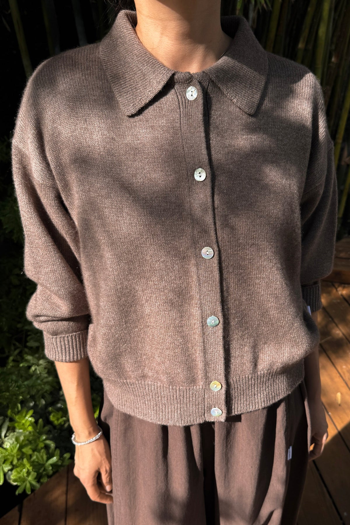 Lou Cashmere Cardigan — Frappe