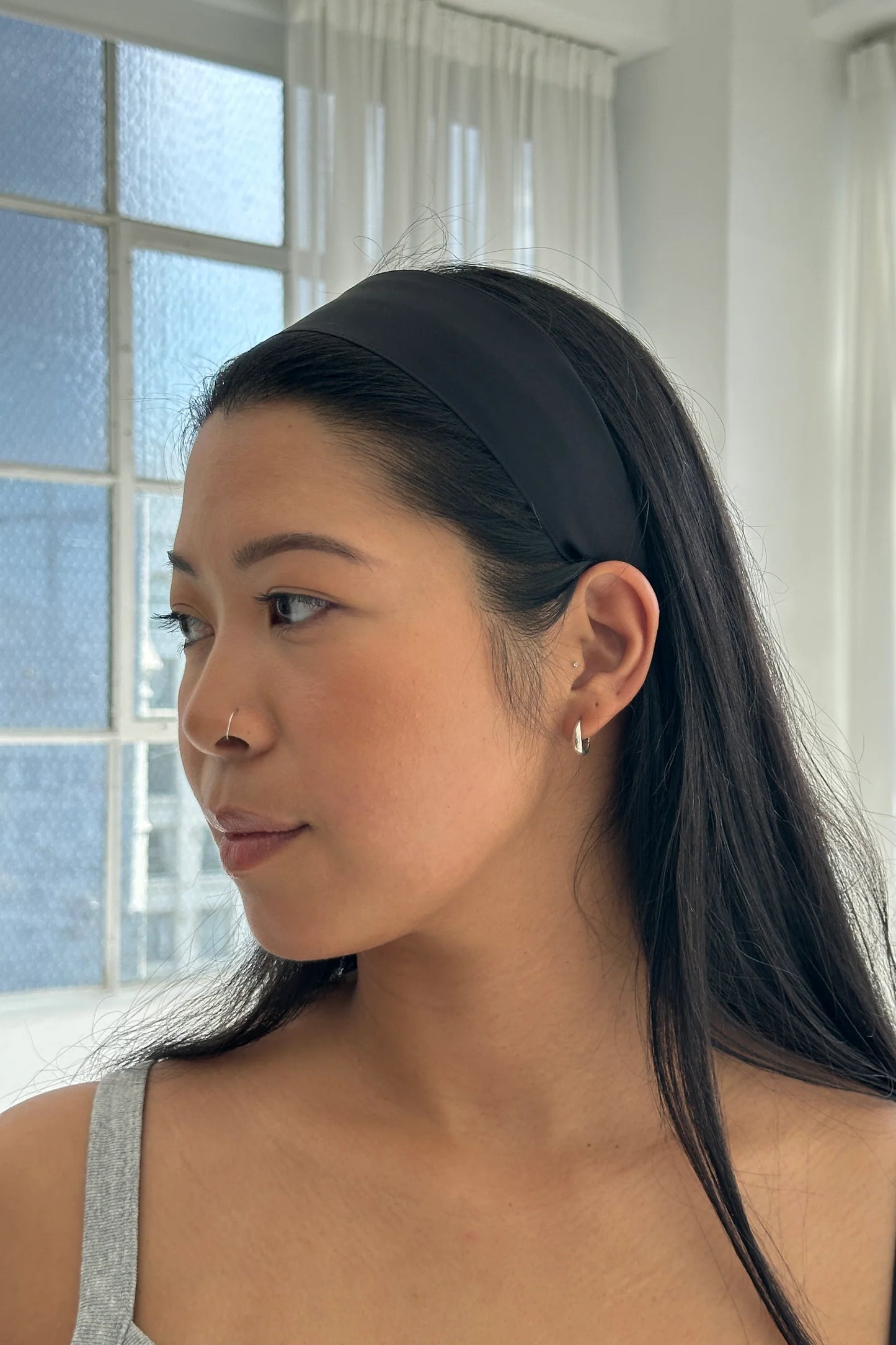 Olivia Headband — Ebony