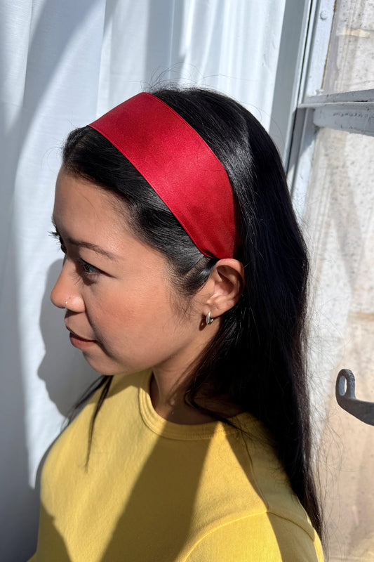 Olivia Headband — Cherry