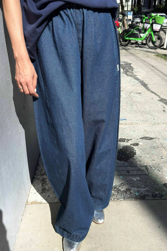 Parachute Pants — Denim Blue