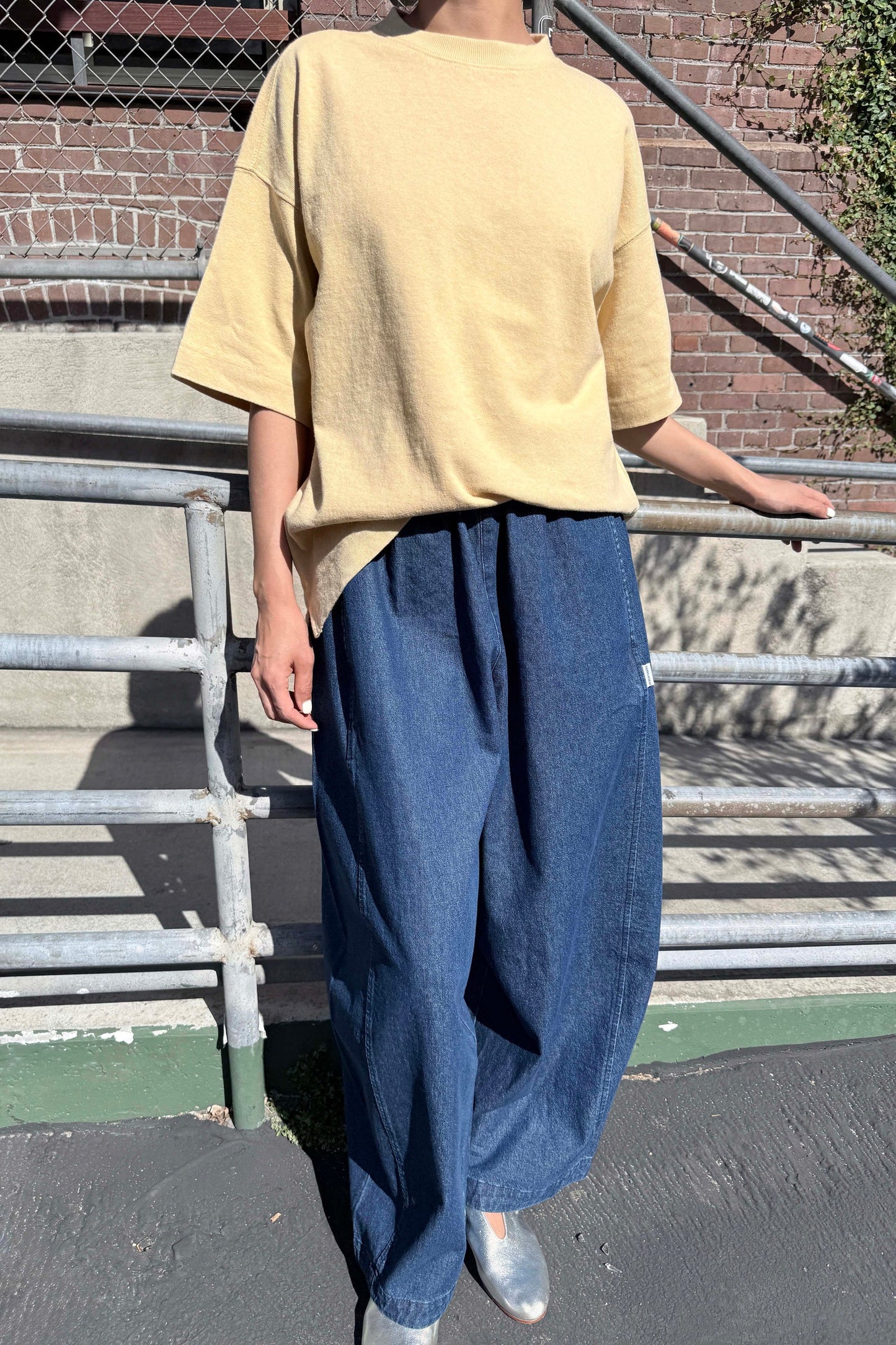 Parachute Pants — Denim Blue