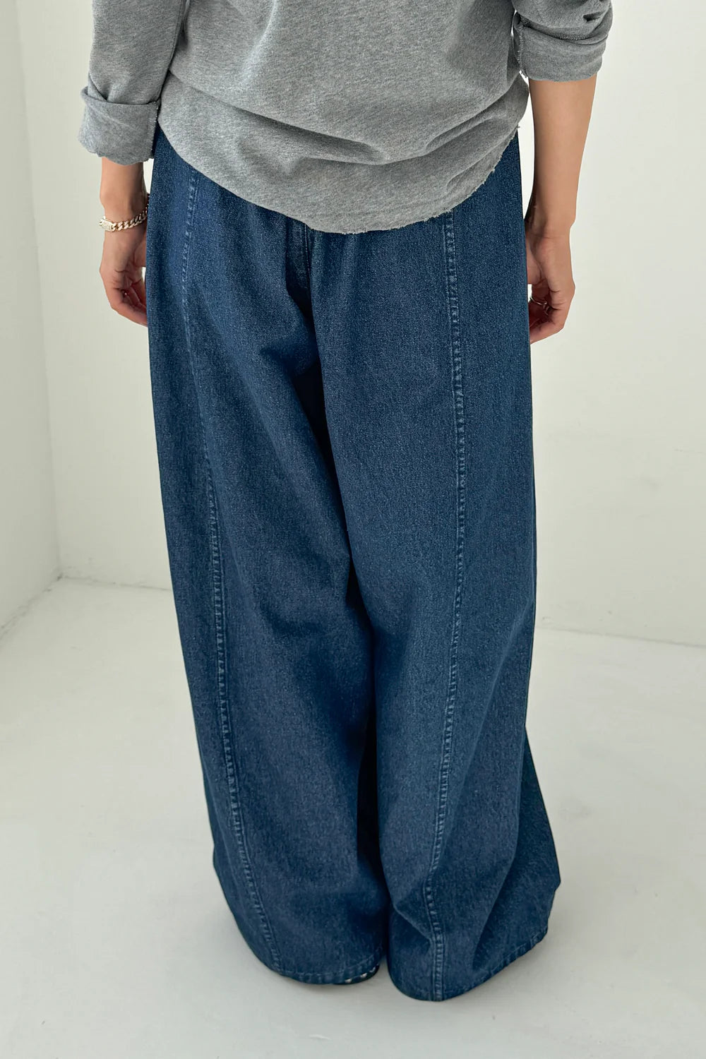 Parachute Pants — Denim Blue