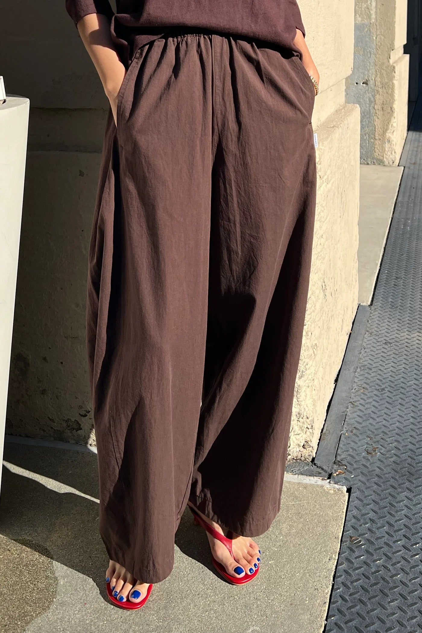 Parachute Pants — Dark Brown