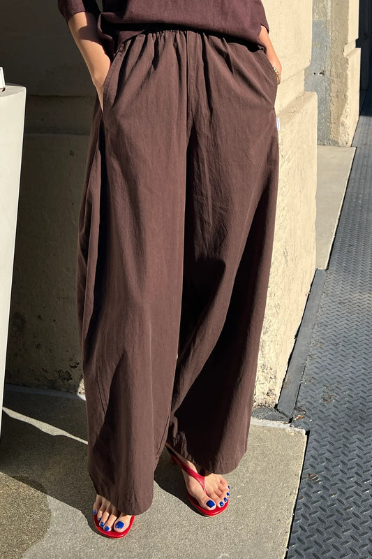 Parachute Pants — Dark Brown