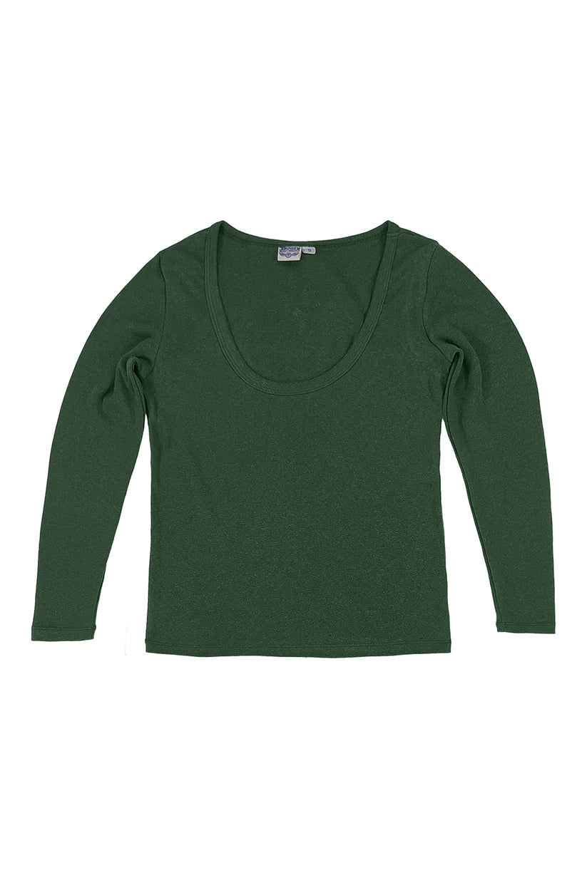 Paseo Long Sleeve Tee - Hunter Green