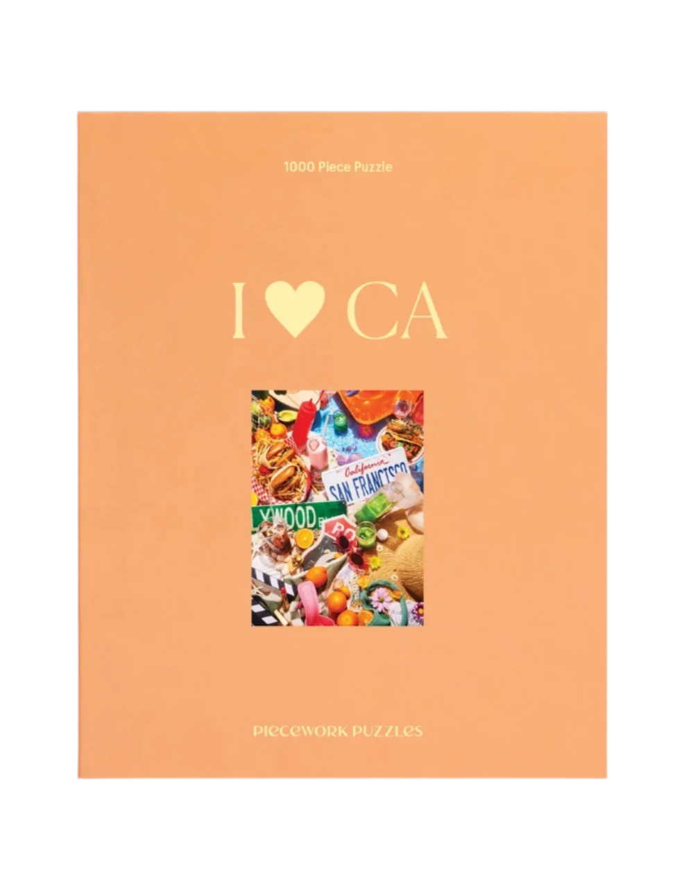 Piecework Puzzles I ♥ CA