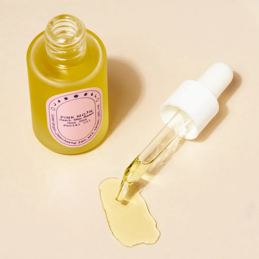 Pink Moon Over the Moon Gua Sha Facial Oil