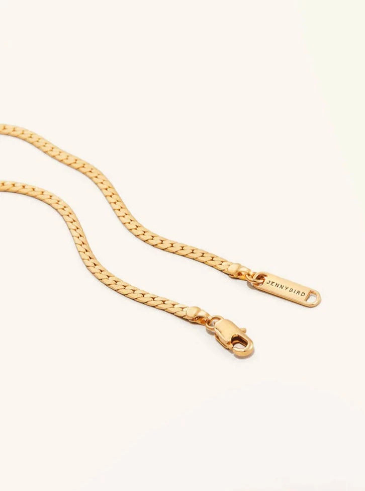 Jenny Bird Priya Snake Chain Necklace - Gold