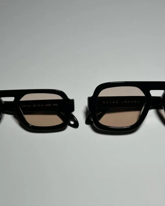Jane Mini Sunglasses - Gloss Black
