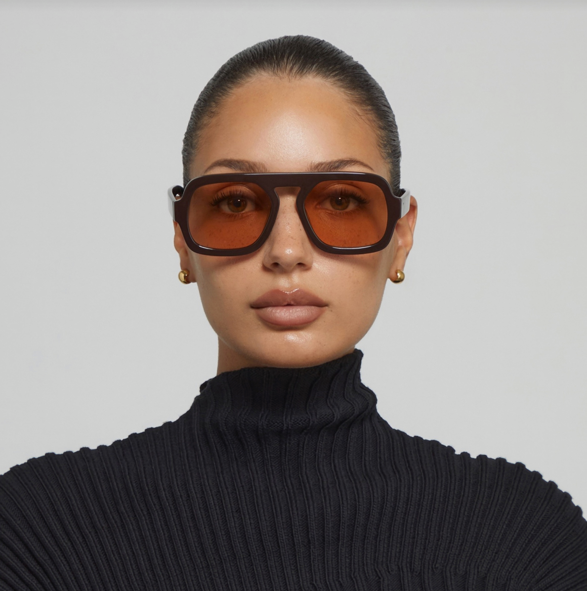 Jane Sunglasses — Deep Red