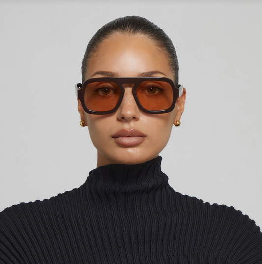 Jane Sunglasses — Deep Red