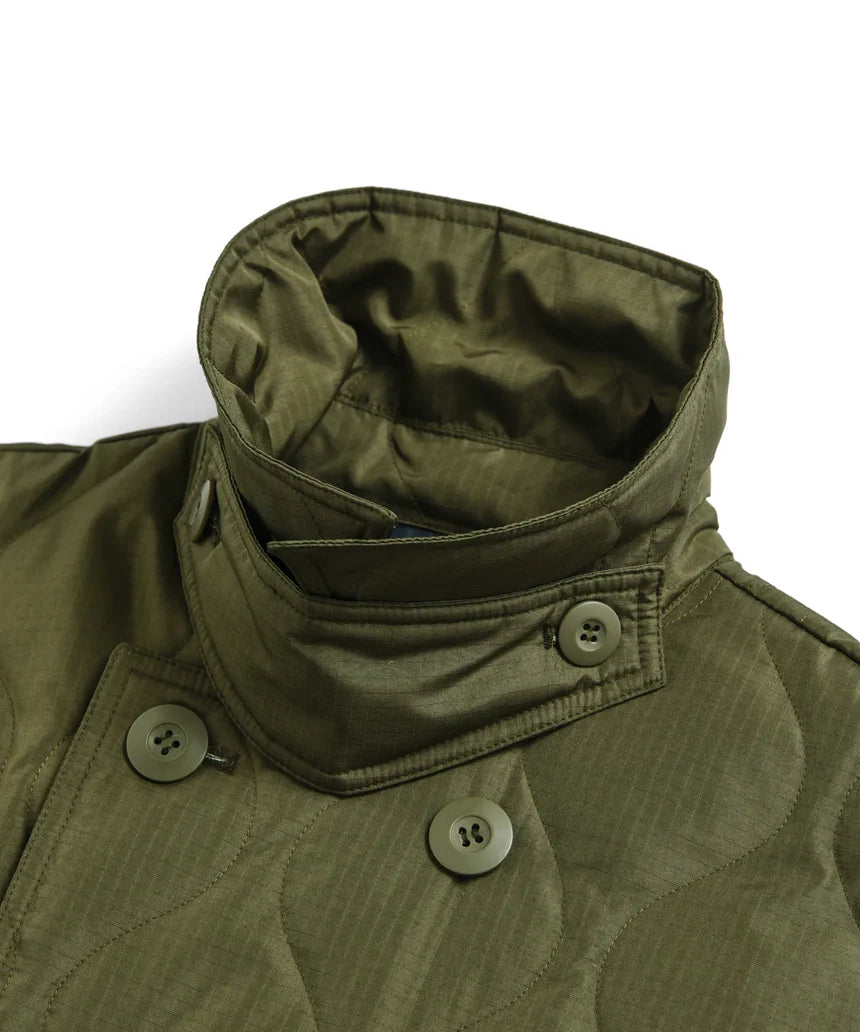 Taion Military Double Breasted Down Jacket - Dark Olive