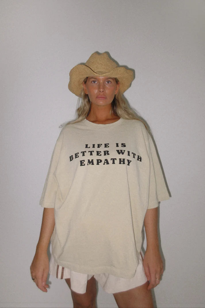 The Empathy Tee — Chalk