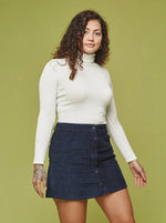 Jungmaven Whidbey Turtleneck - Washed White