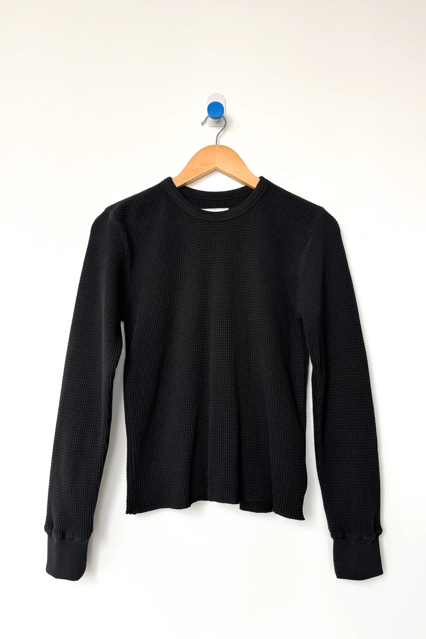 Waffle Fundamental Tee — True Black