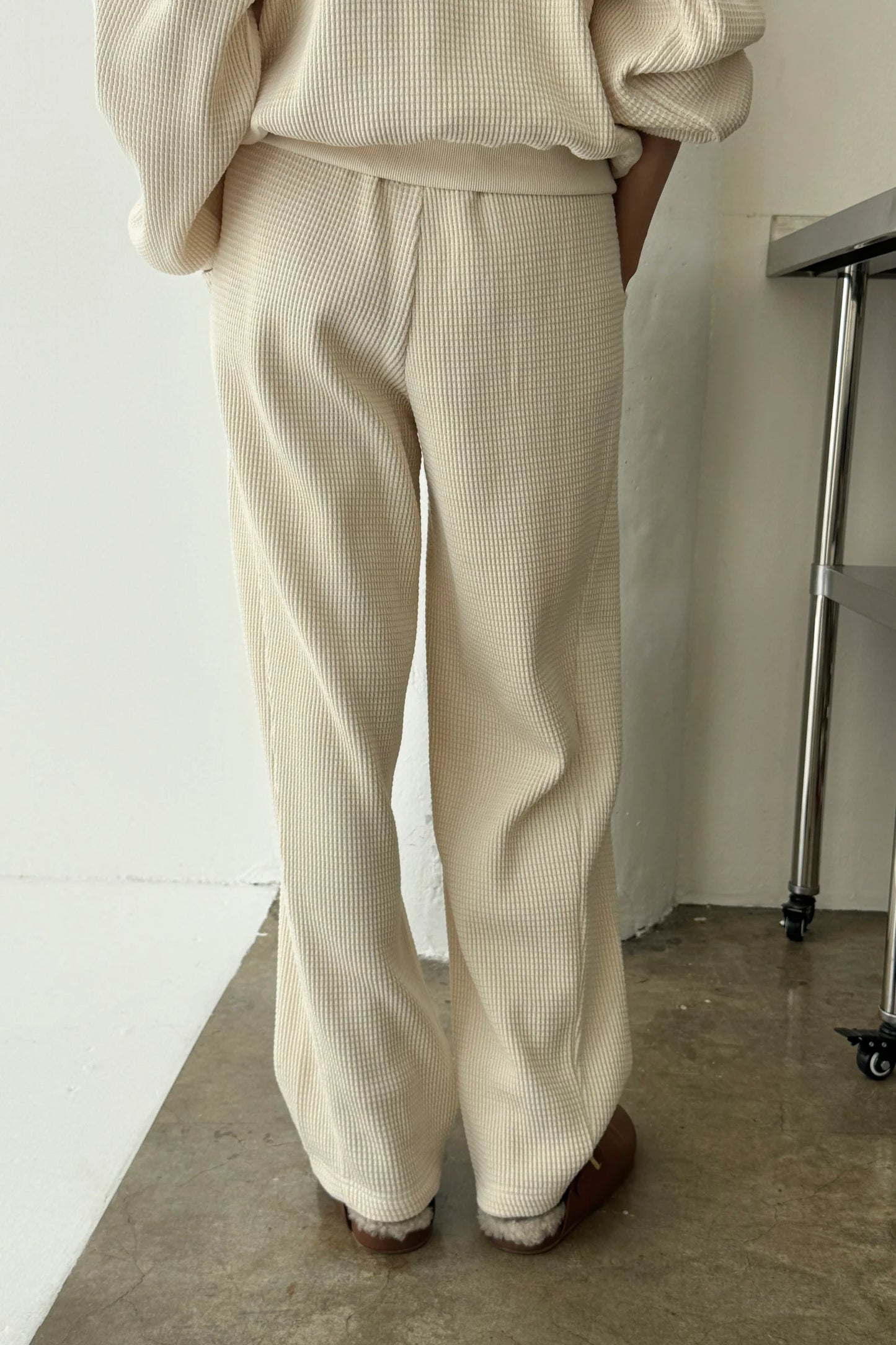 Waffle Lo Pants — Naturel