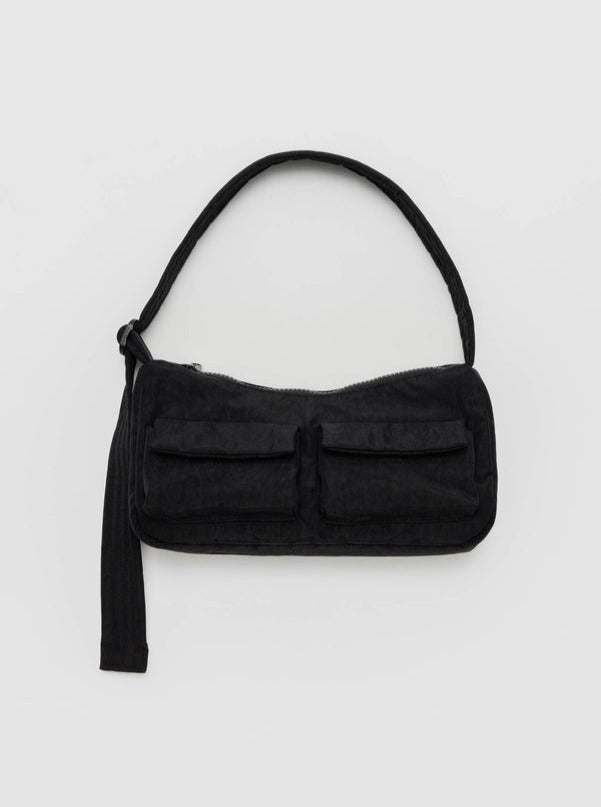 Cargo Shoulder Bag - Black
