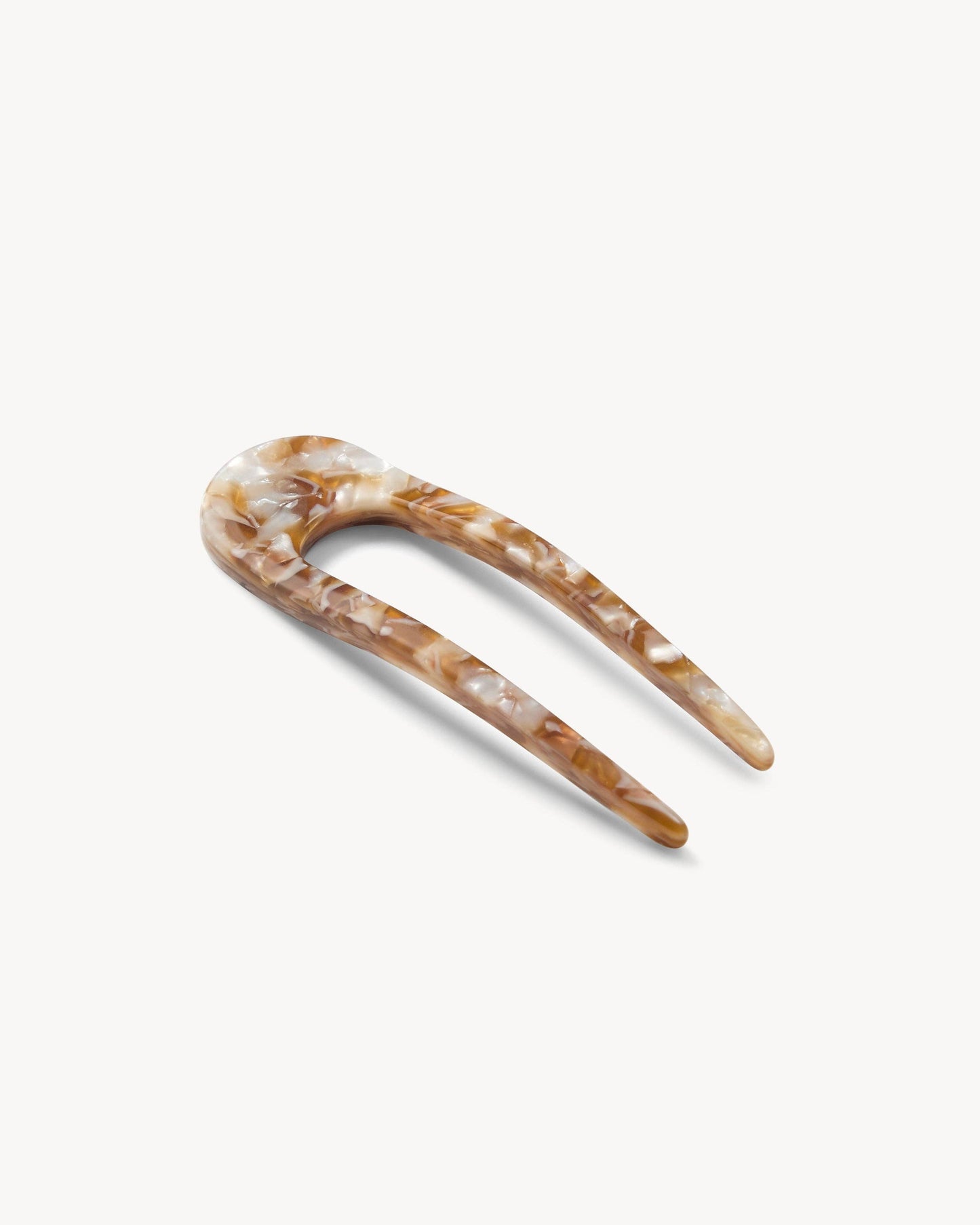 Mini French Hair Pin — Baja Tortoise