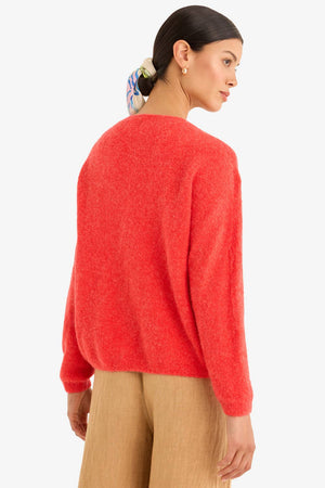 The Colette Cardigan - Tomate