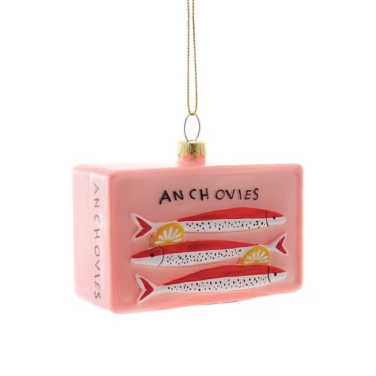 Pink Anchovies Ornament