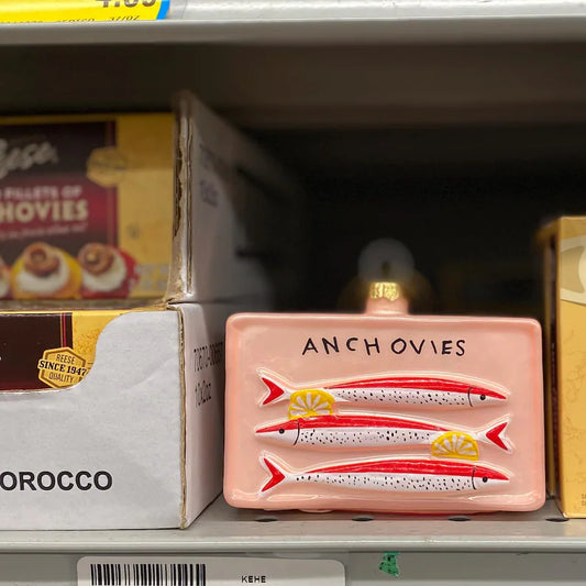 Pink Anchovies Ornament