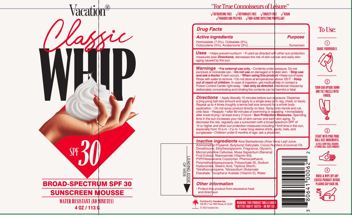 Vacation Inc. Classic Whip SPF 30 - Vincent Park - {{shop.address.city}} {{ shop.address.country }}
