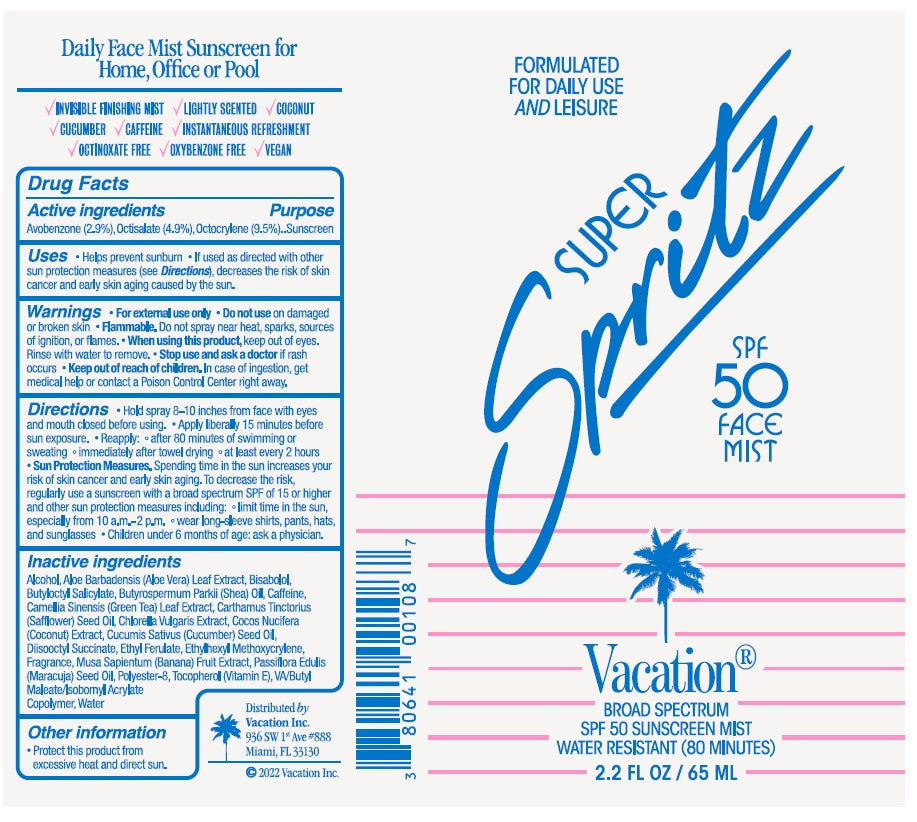 Vacation Inc. Super Spritz SPF 50 - Vincent Park - {{shop.address.city}} {{ shop.address.country }}