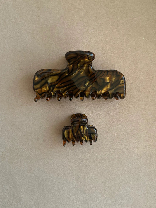 Mini Sloane Claw — Golden Shell