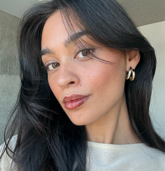 Florence Earrings — Two Tone